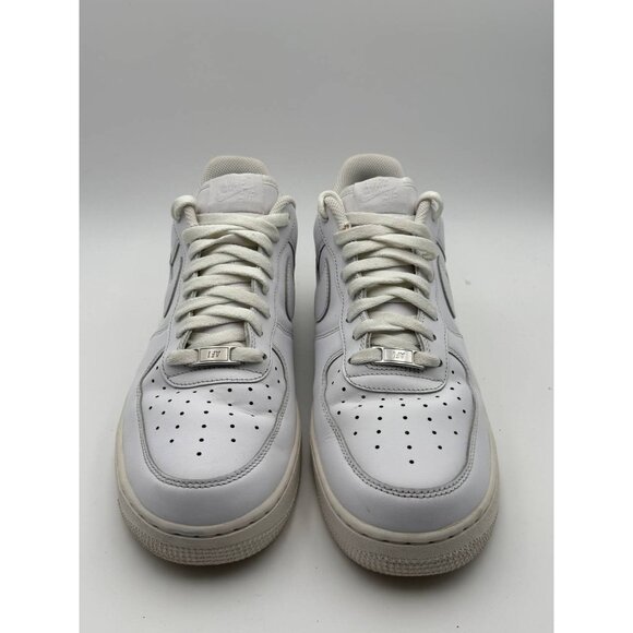 Nike Air Force 1 Low Triple White Leather Sneakers CW2288-111 Men’s 11 - Picture 2 of 9